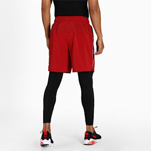 Run Graphic 7" Men's Running Shorts, Intense Red-Urban Red